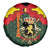 Belgium Spare Tire Cover with Royal Coat of Arms Crown Lion Red Green Checker Spirit