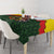 Belgium Tablecloth with Royal Coat of Arms Crown Lion Red Green Checker Spirit