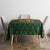 Belgium Tablecloth with Royal Coat of Arms Crown Lion Red Green Checker Spirit