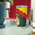 Belgium Tumbler Cup with Royal Coat of Arms Crown Lion Red Green Checker Spirit