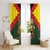 Belgium Window Curtain with Royal Coat of Arms Crown Lion Red Green Checker Spirit