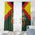 Belgium Window Curtain with Royal Coat of Arms Crown Lion Red Green Checker Spirit
