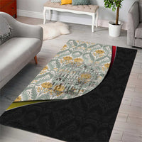 Belgium Area Rug with Grand Place Brussels Art Nouveau Floral Spirit