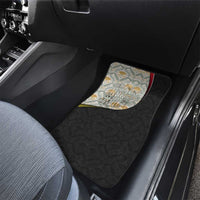 Belgium Car Mats with Grand Place Brussels Art Nouveau Floral Spirit