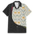 Belgium Family Matching Mermaid Dress and Hawaiian Shirt with Grand Place Brussels Art Nouveau Floral Spirit