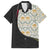 Belgium Family Matching Summer Maxi Dress and Hawaiian Shirt with Grand Place Brussels Art Nouveau Floral Spirit