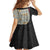 Belgium Kid Short Sleeve Dress with Grand Place Brussels Art Nouveau Floral Spirit
