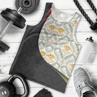 Belgium Men Tank Top with Grand Place Brussels Art Nouveau Floral Spirit