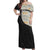 Belgium Off Shoulder Maxi Dress with Grand Place Brussels Art Nouveau Floral Spirit