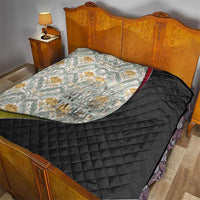 Belgium Quilt with Grand Place Brussels Art Nouveau Floral Spirit