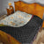 Belgium Quilt with Grand Place Brussels Art Nouveau Floral Spirit