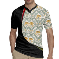 Belgium Rugby Jersey with Grand Place Brussels Art Nouveau Floral Spirit