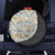 Belgium Spare Tire Cover with Grand Place Brussels Art Nouveau Floral Spirit