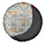Belgium Spare Tire Cover with Grand Place Brussels Art Nouveau Floral Spirit