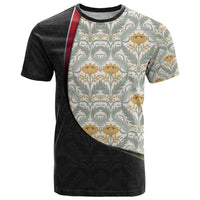 Belgium T Shirt with Grand Place Brussels Art Nouveau Floral Spirit