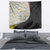 Belgium Tapestry with Grand Place Brussels Art Nouveau Floral Spirit
