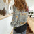 Belgium Women Casual Shirt with Grand Place Brussels Art Nouveau Floral Spirit