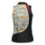 Belgium Women Sleeveless Polo Shirt with Grand Place Brussels Art Nouveau Floral Spirit