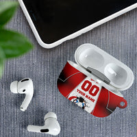 Personalized Turkey Football Grey Wolf AirPods Case Turkish Mascot Soccer Ball Burst