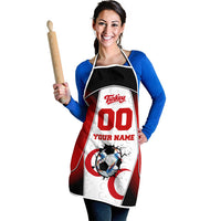 Personalized Turkey Football Grey Wolf Apron Turkish Mascot Soccer Ball Burst