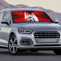 Personalized Turkey Football Grey Wolf Auto Sun Shade Turkish Mascot Soccer Ball Burst