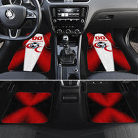 Personalized Turkey Football Grey Wolf Car Mats Turkish Mascot Soccer Ball Burst