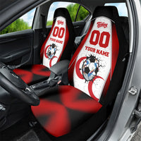 Personalized Turkey Football Grey Wolf Car Seat Cover Turkish Mascot Soccer Ball Burst