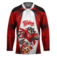 Personalized Turkey Football Grey Wolf Hockey Jersey Turkish Mascot Soccer Ball Burst