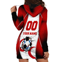 Personalized Turkey Football Grey Wolf Hoodie Dress Turkish Mascot Soccer Ball Burst