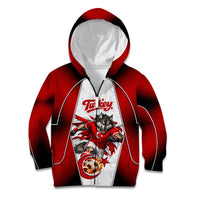 Personalized Turkey Football Grey Wolf Kid Hoodie Turkish Mascot Soccer Ball Burst