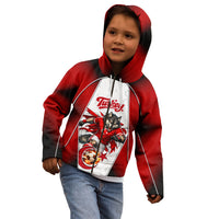 Personalized Turkey Football Grey Wolf Kid Hoodie Turkish Mascot Soccer Ball Burst