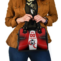 Personalized Turkey Football Grey Wolf Shoulder Handbag Turkish Mascot Soccer Ball Burst