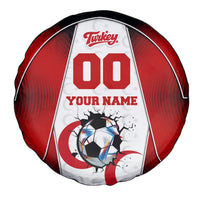 Personalized Turkey Football Grey Wolf Spare Tire Cover Turkish Mascot Soccer Ball Burst
