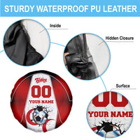 Personalized Turkey Football Grey Wolf Spare Tire Cover Turkish Mascot Soccer Ball Burst