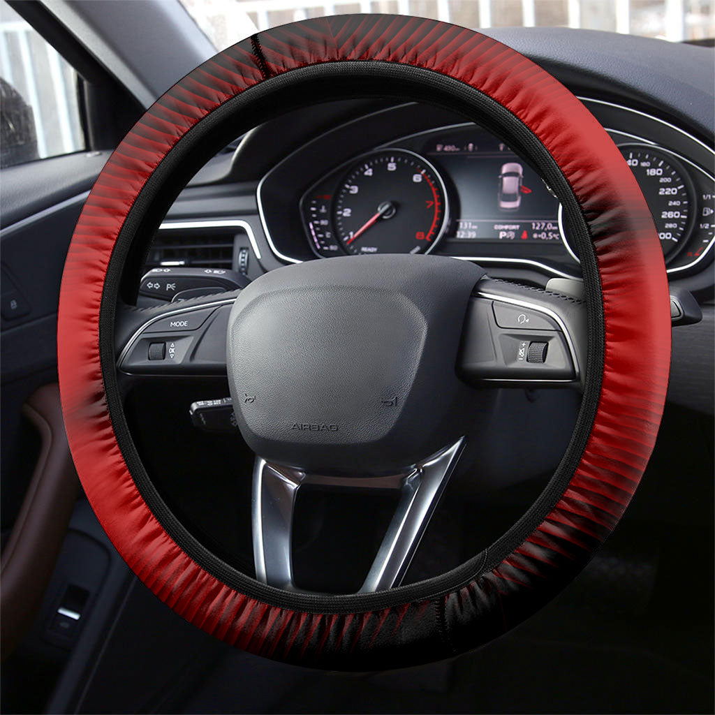 Turkey Football Grey Wolf Steering Wheel Cover Turkish Mascot Soccer Ball Burst