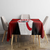 Personalized Turkey Football Grey Wolf Tablecloth Turkish Mascot Soccer Ball Burst