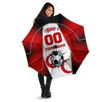 Personalized Turkey Football Grey Wolf Umbrella Turkish Mascot Soccer Ball Burst