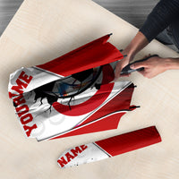 Personalized Turkey Football Grey Wolf Umbrella Turkish Mascot Soccer Ball Burst