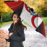 Personalized Turkey Football Grey Wolf Umbrella Turkish Mascot Soccer Ball Burst