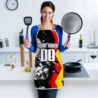Personalized Germany Football 2026 Eagle Mascot Apron German Flag Heritage - Soccer Ball Burst