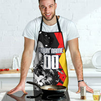 Personalized Germany Football 2026 Eagle Mascot Apron German Flag Heritage - Soccer Ball Burst