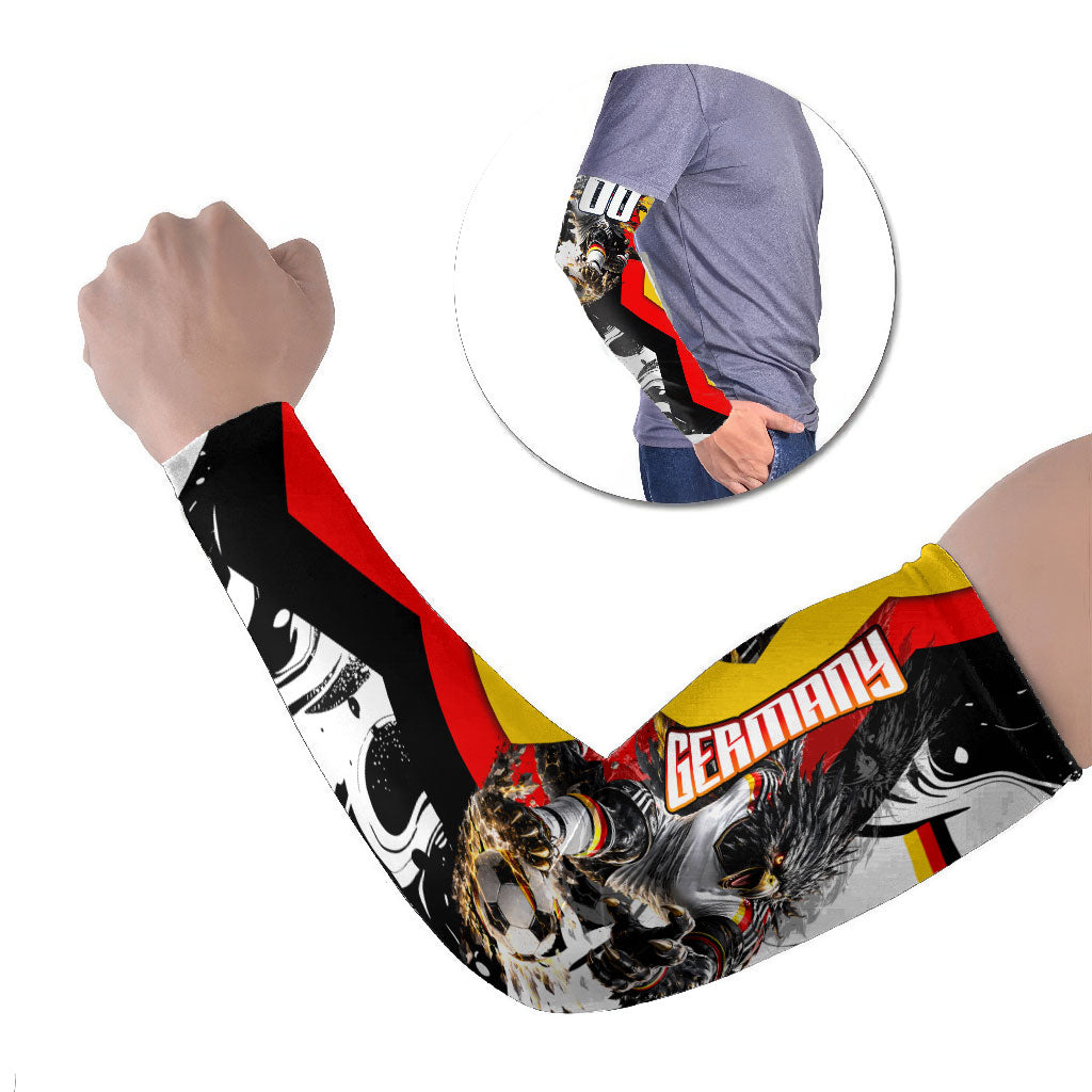 Personalized Germany Football 2026 Eagle Mascot Arm Sleeves German Flag Heritage - Soccer Ball Burst