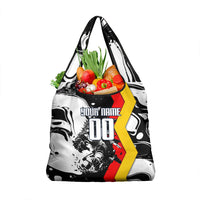 Personalized Germany Football 2026 Eagle Mascot Grocery Bag German Flag Heritage - Soccer Ball Burst