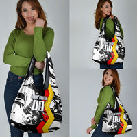 Personalized Germany Football 2026 Eagle Mascot Grocery Bag German Flag Heritage - Soccer Ball Burst