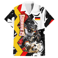Personalized Germany Football 2026 Eagle Mascot Hawaiian Shirt German Flag Heritage - Soccer Ball Burst