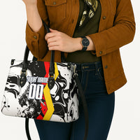 Personalized Germany Football 2026 Eagle Mascot Leather Bag German Flag Heritage - Soccer Ball Burst