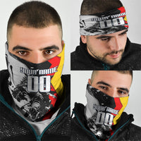 Personalized Germany Football 2026 Eagle Mascot Neck Gaiter German Flag Heritage - Soccer Ball Burst