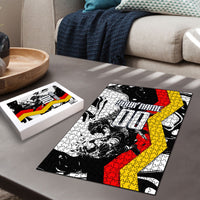 Personalized Germany Football 2026 Eagle Mascot Puzzle German Flag Heritage - Soccer Ball Burst