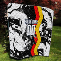 Personalized Germany Football 2026 Eagle Mascot Quilt German Flag Heritage - Soccer Ball Burst