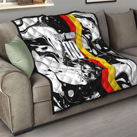 Personalized Germany Football 2026 Eagle Mascot Quilt German Flag Heritage - Soccer Ball Burst